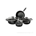 Aluminum Black Nonstick Pan Set 7 Piece Stamped Cookware Oem